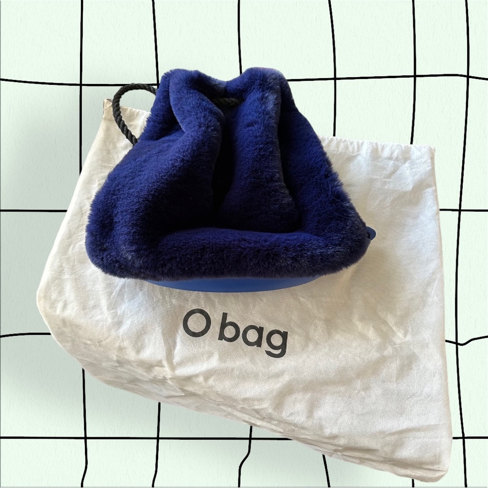 O bag faux fur backpack 🎒